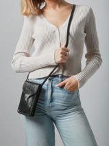 Telefoontas Eclipse Leder Paul marius Zwart eclipse TELEPECL-vue-porte